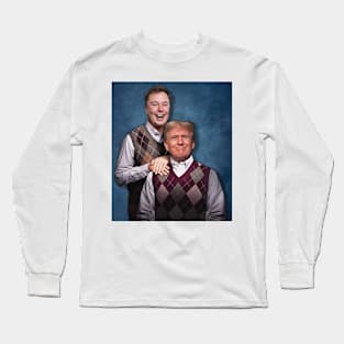 Donald Trump and Elon Musk - Stepbrothers Long Sleeve T-Shirt